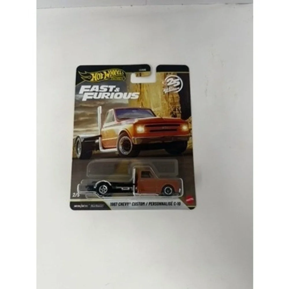 Hot Wheels Premium Fast & Furious 1967 Chevy C-10 & Mazda RX-7 Diecast Set 1:64